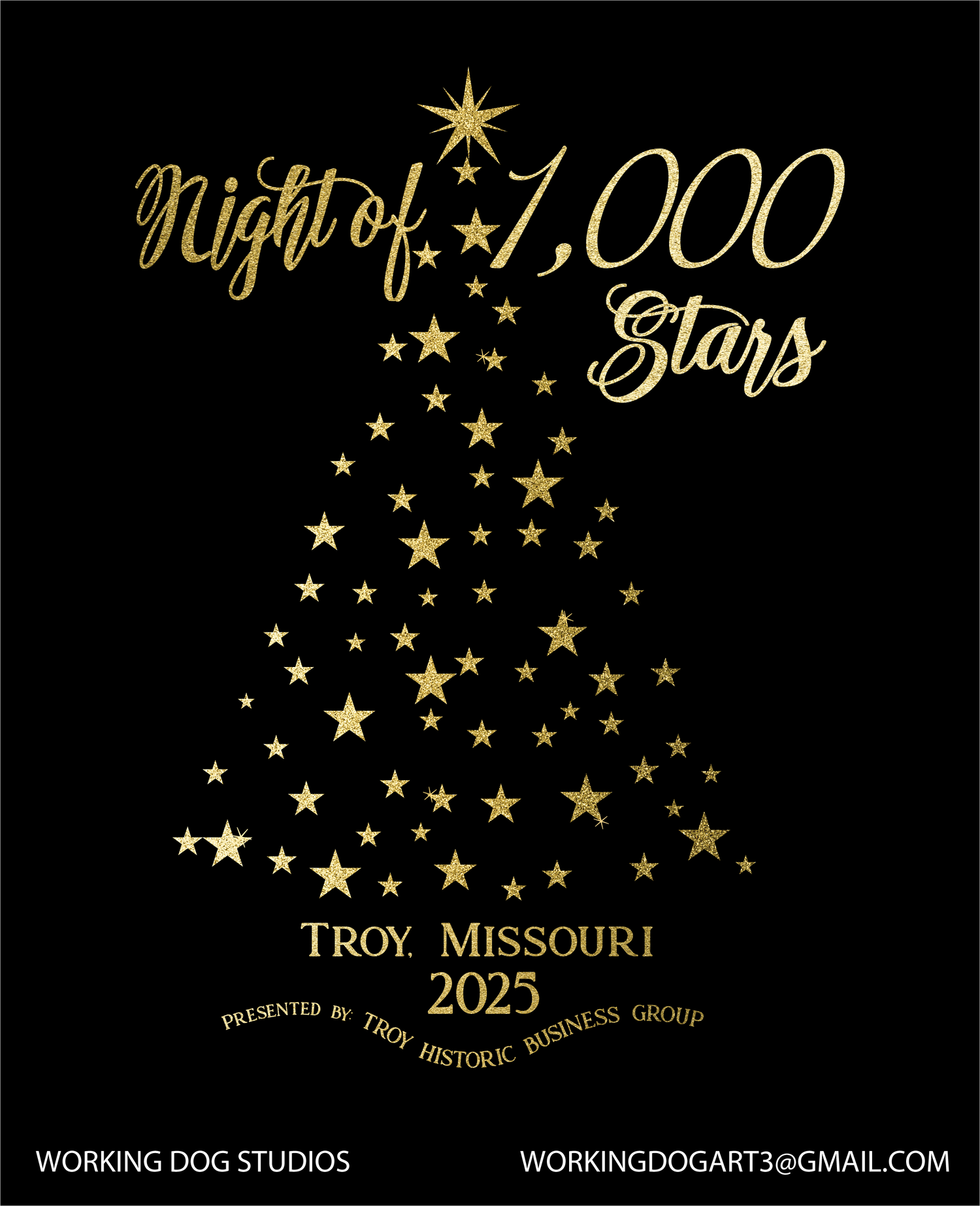 TROY NIGHT OF 1,000 STARS 2025 Apparel