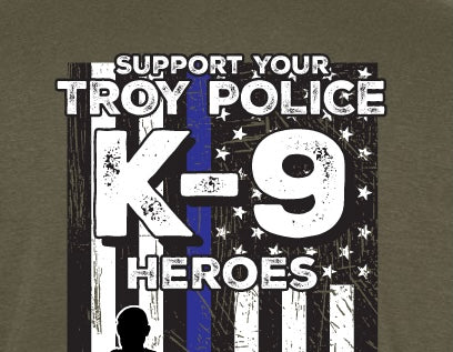 Troy Police K9 support Apparel