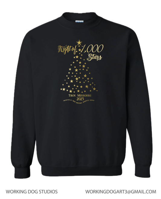 TROY NIGHT OF 1,000 STARS 2025 Sweatshirt