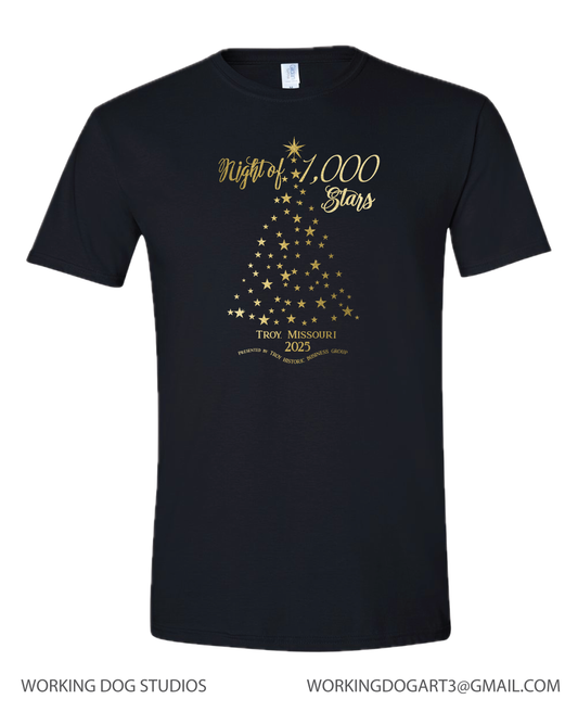 TROY NIGHT OF 1,000 STARS 2025 T-shirt